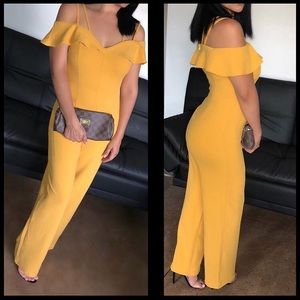 Mustard jumpsuit